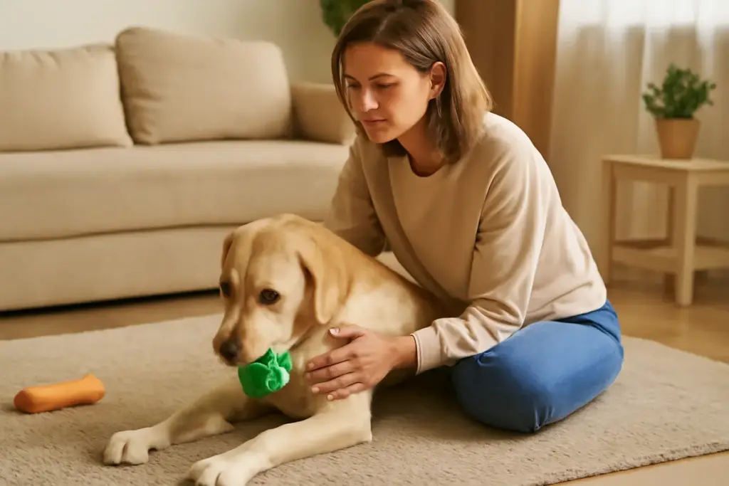 Guida ai giochi per cani ansiosi: la strategia che favorisce il rilassamento naturale