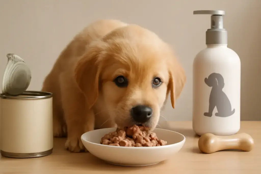 Cibo umido per cuccioli: la scelta che rafforza crescita e difese immunitarie