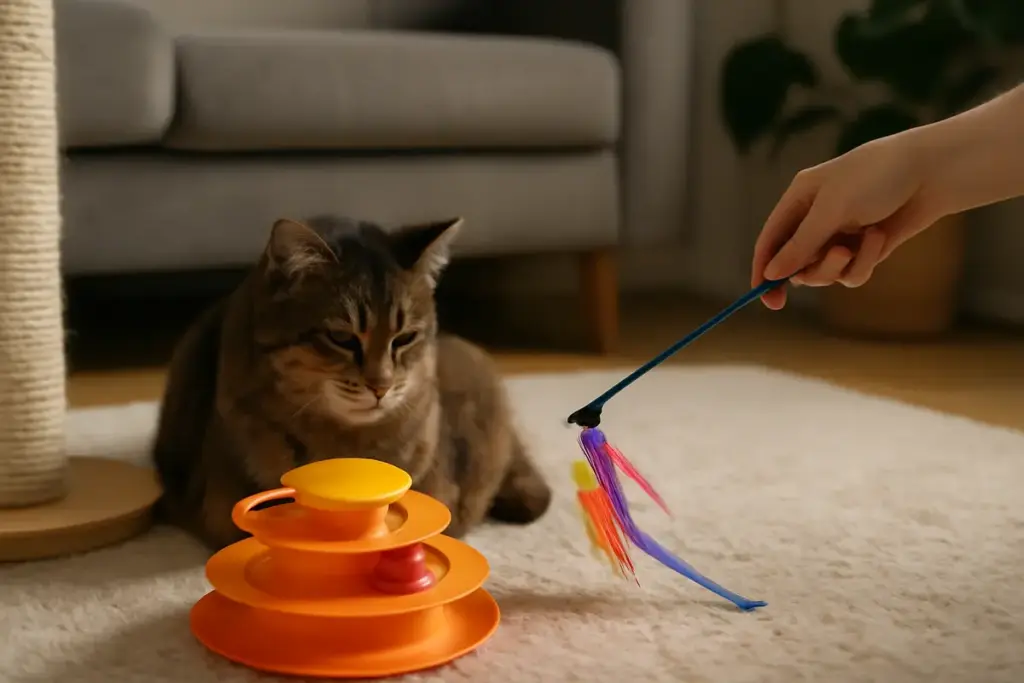 Gatti che non giocano più: segnali da osservare e attività per farli tornare attivi