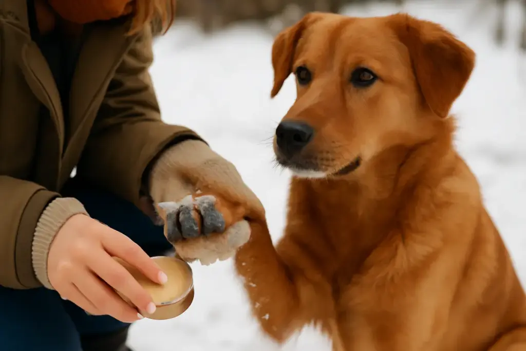 Come proteggere le zampe dei cani d’inverno: il rimedio naturale che funziona davvero