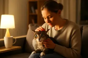 Attacchi di paura improvvisi nel gatto: la routine serale che aiuta davvero a calmarlo