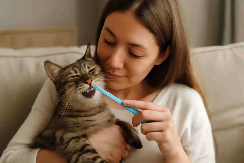 Come prevenire l’alitosi nei gatti: il gesto quotidiano che migliora salute e vicinanza