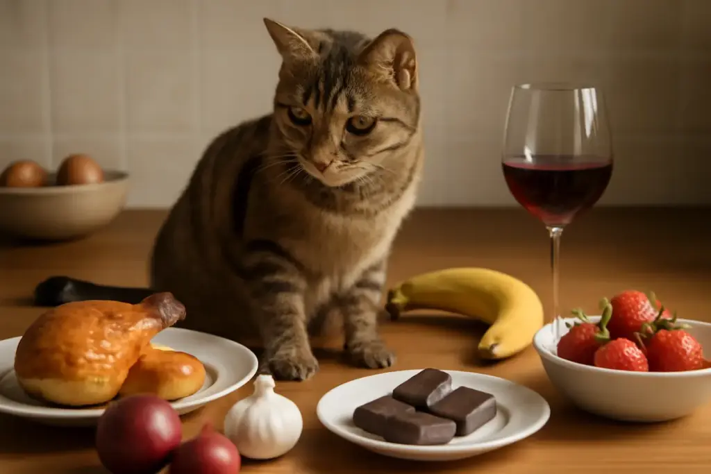 Alimenti vietati ai gatti domestici: alcuni insospettabili che tengono nascosti pericoli
