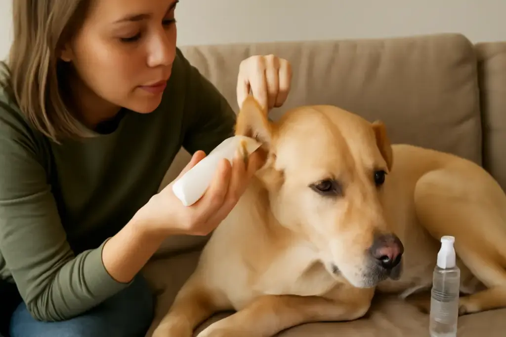 Pulizia delle orecchie nei cani: il procedimento corretto che evita fastidi e infezioni