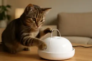 Giochi d’acqua per gatti: perché alcuni li adorano e come introdurli senza timore