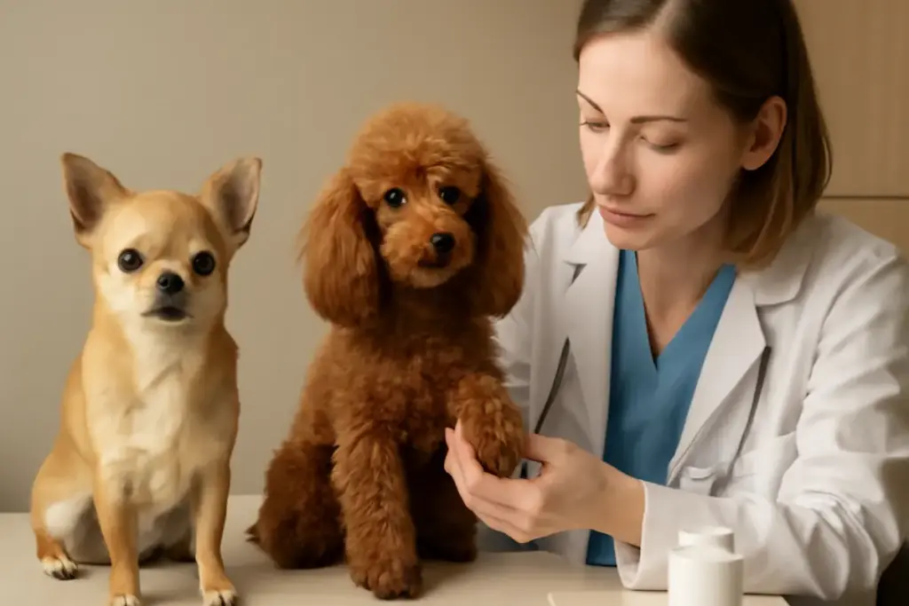 Differenze tra razze toy e miniature: prevenire i problemi articolari con una cura mirata
