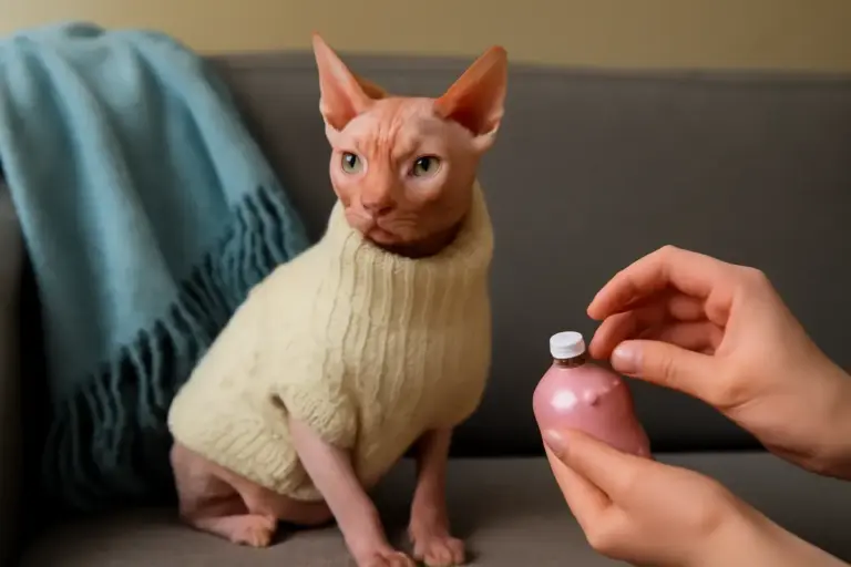 Sphynx, il gatto senza pelo: attenzione al freddo e i rimedi da adottare subito per la salute della pelle