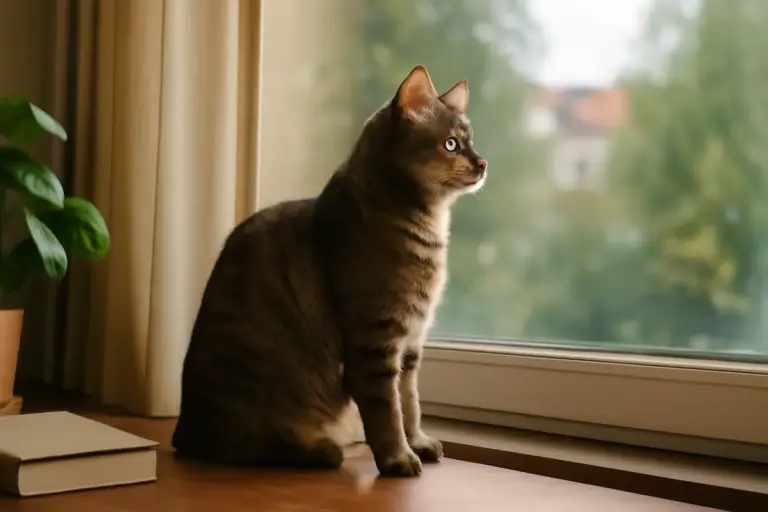 Perché il tuo gatto osserva fuori dalla finestra per ore? Comprendi i reali bisogni d’esplorazione