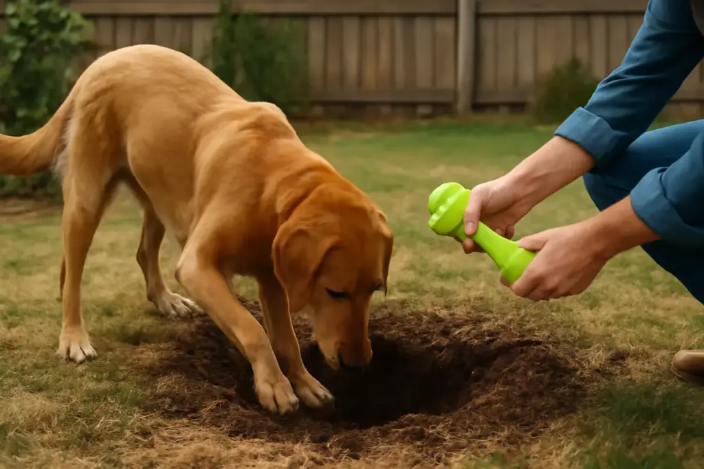 Cane che scava in giardino: la motivazione nascosta e la soluzione pratica per evitare danni
