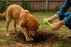 Cane che scava in giardino: la motivazione nascosta e la soluzione pratica per evitare danni