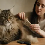 Caratteristiche della razza main coon: la cura del pelo lunga e il trucco per evitare nodi persistenti
