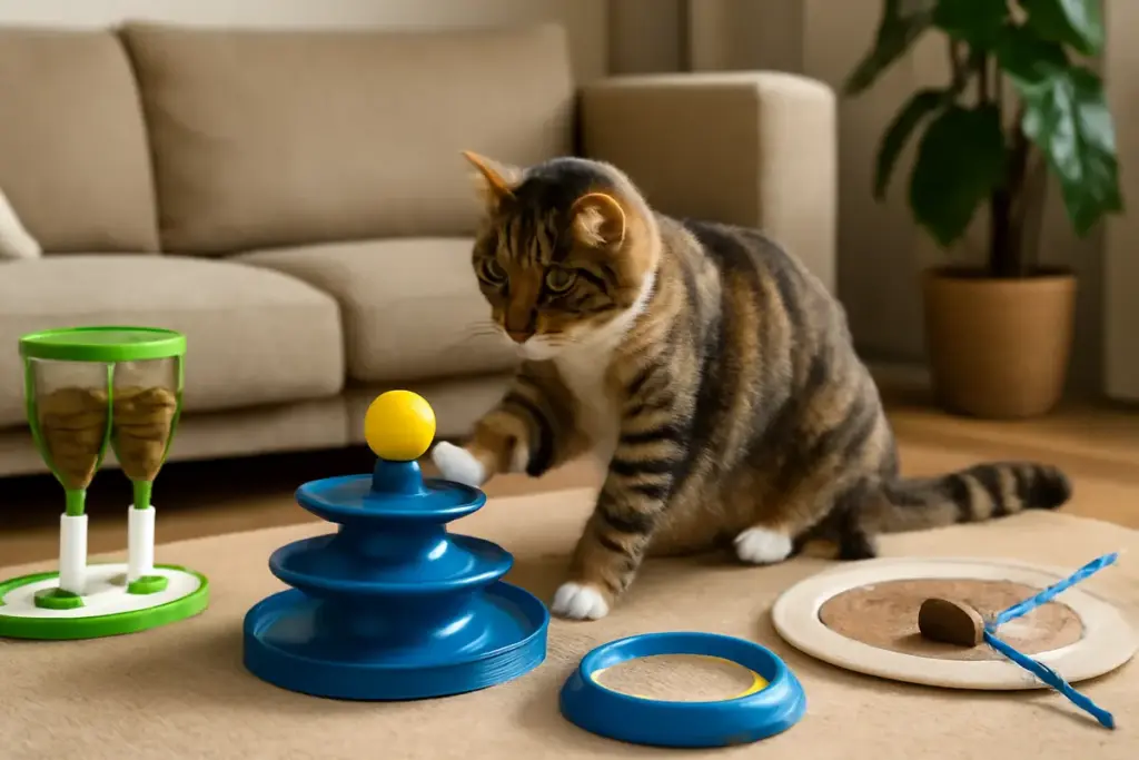 Giochi interattivi per gatti da appartamento: il metodo che riduce noia e stress
