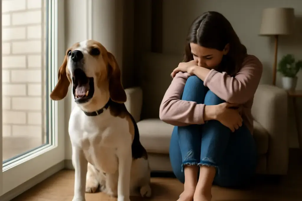Cane che abbaia sempre quando resta solo? Come risolvere la causa emotiva nascosta